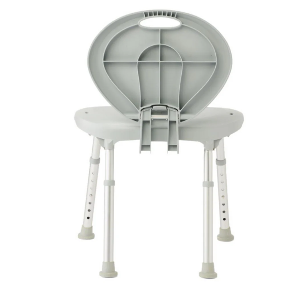 Medline Folding Portable Shower Chair with Backrest - Image 8