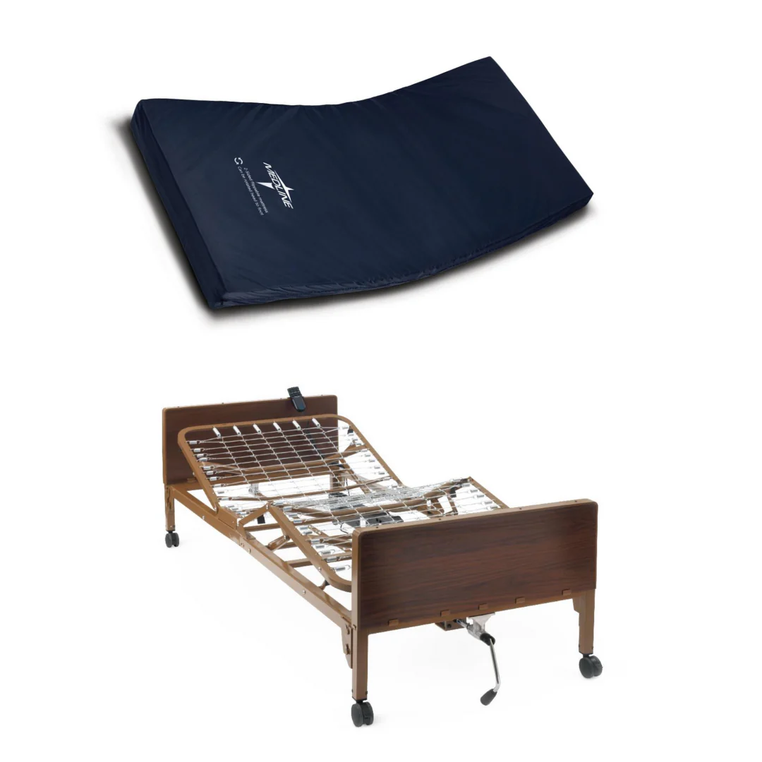 Medline Homecare Semi-Electric Bed with 15"-20" Height Range - Image 10