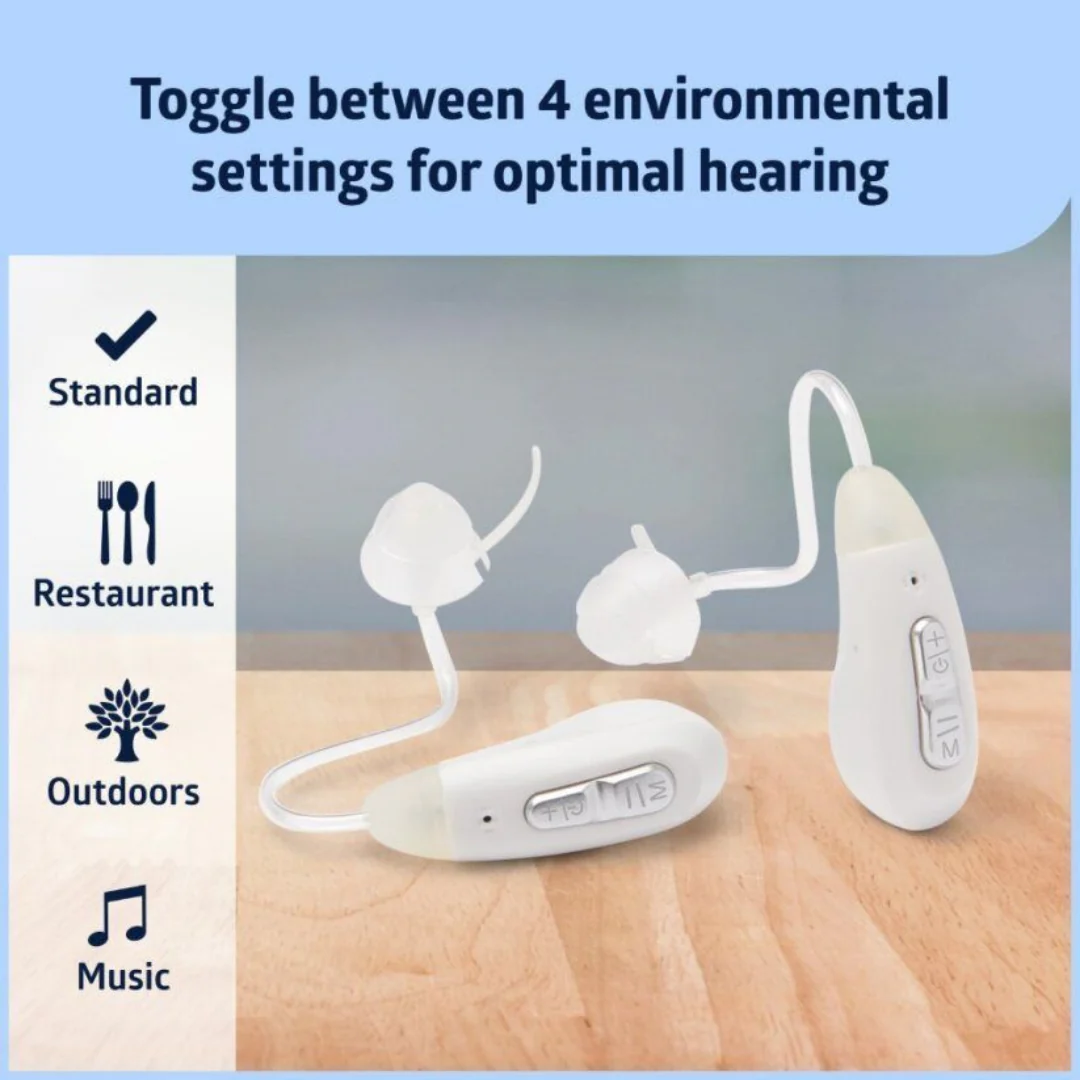 Medline Rechargeable Digital OTC Hearing Aid - Behind-The-Ear Style - Image 3