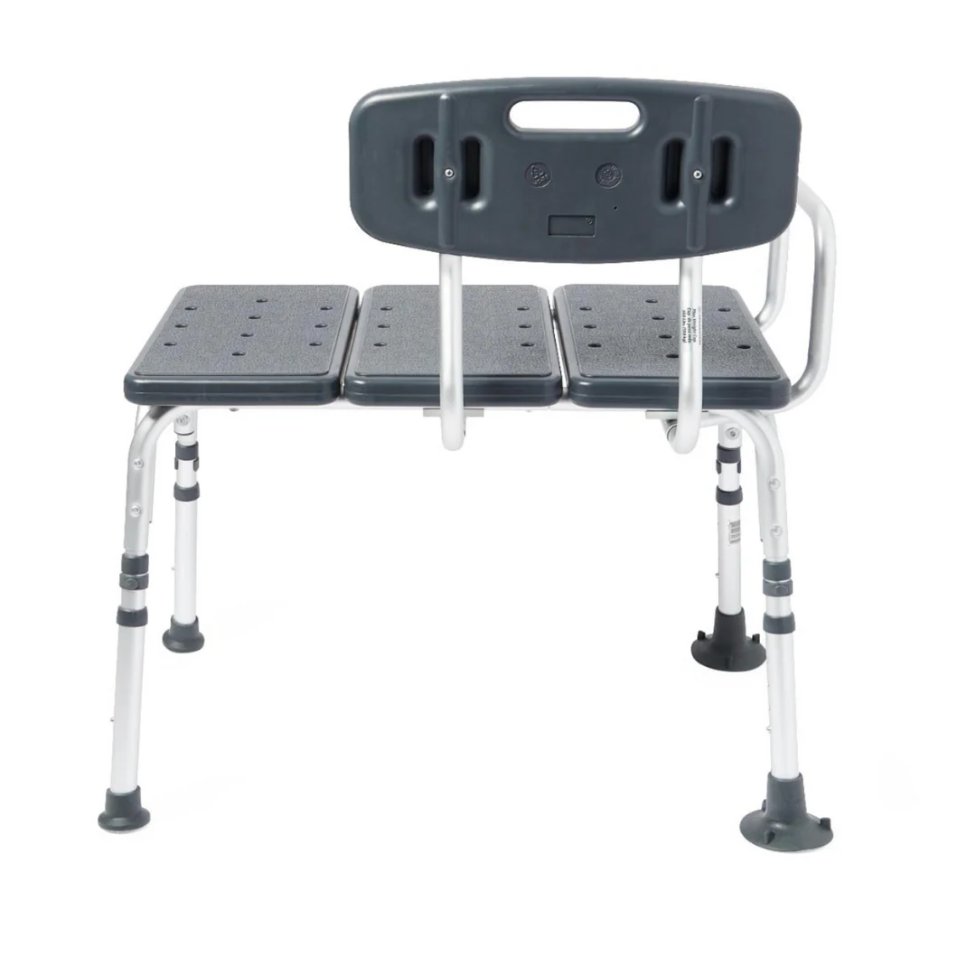 Medline Tub Transfer Bench with Rversible Backrest - Image 5