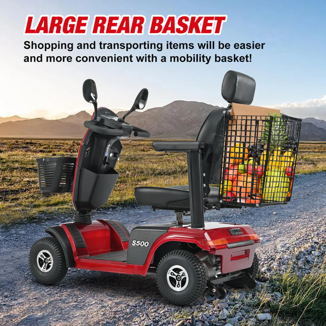 Metro Mobility S500 Heavy Duty 4-Wheel Power Scooter - Image 21