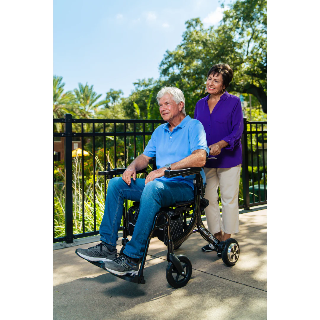 Miracle Mobility Portable 4N1 Walker Wheelchair Combo - Image 7