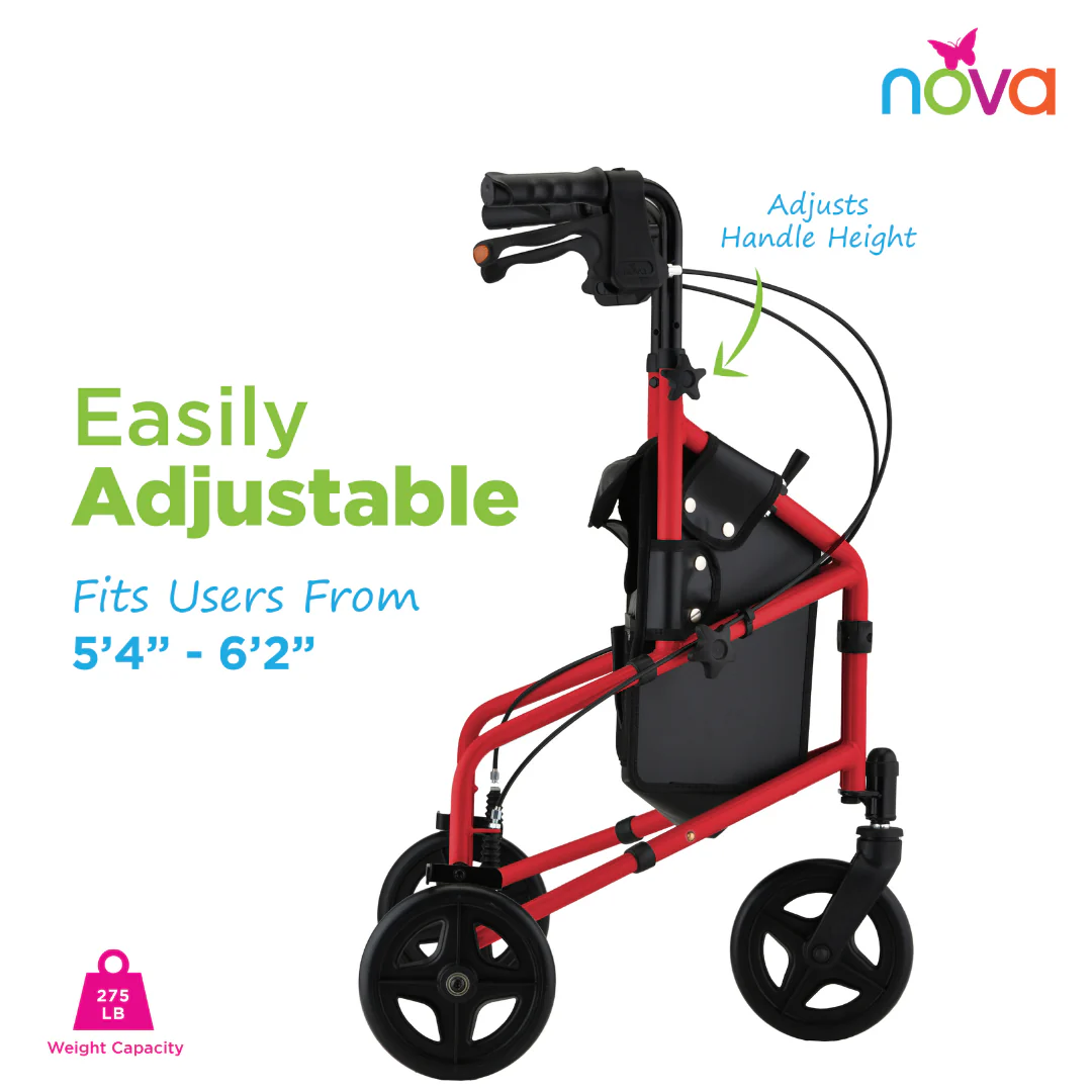 Nova Active Lightweight 3-Wheel Rollator - Image 9