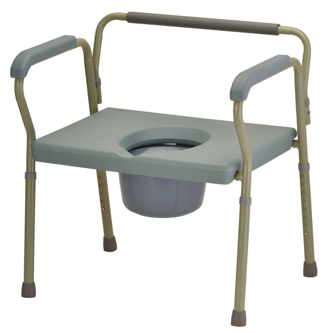 Nova Bariatric Bedside Commode with Extra Wide Seat