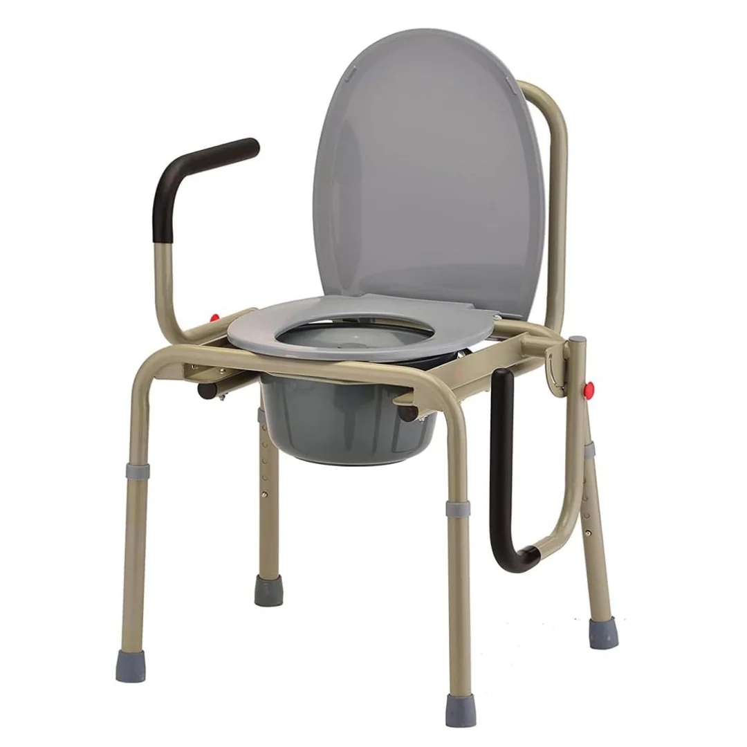 Nova Drop Arm 3-In-1 Commode - Stand Alone or Over Toilet