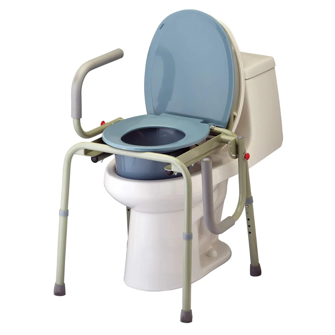 Nova Drop Arm 3-In-1 Commode - Stand Alone or Over Toilet - Image 9