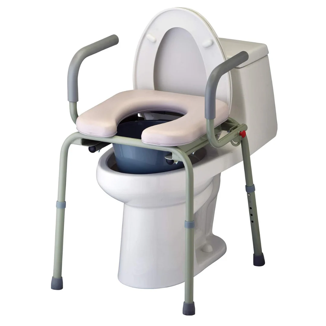 Nova Medical Drop Arm Commode with Padded Seat - Open Box - Image 5