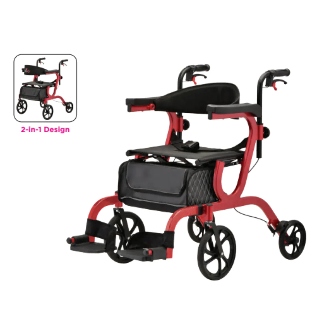 Nova Medical Gemini 2-in-1 Rollator Transport Chair - Image 8