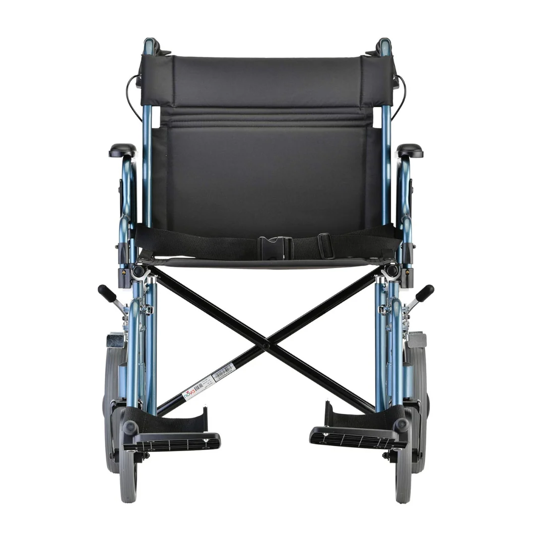 Nova Medical 332 HD Bariatric Transport Chair with 12" Wheels & Extra Wide Seat - Image 11