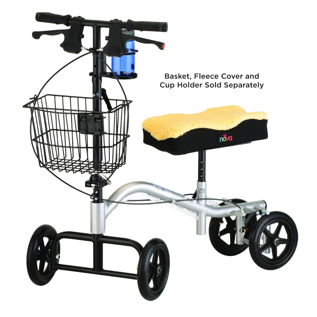 Nova Medical Turning Folding Knee Walker - Height Adjustable - Image 7