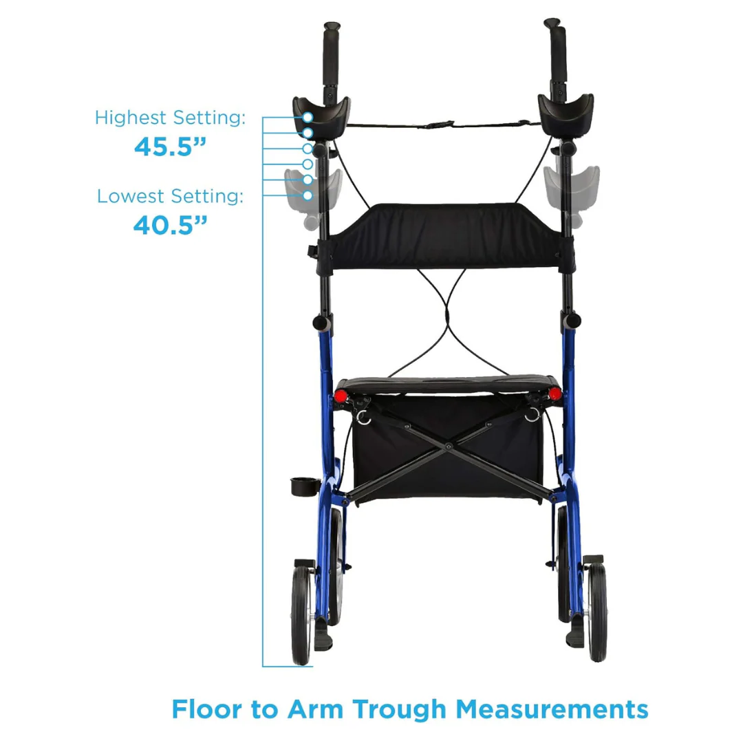 Nova Medical Phoenix Rise UP Rollator - Upright Walker - Open Box - Image 7