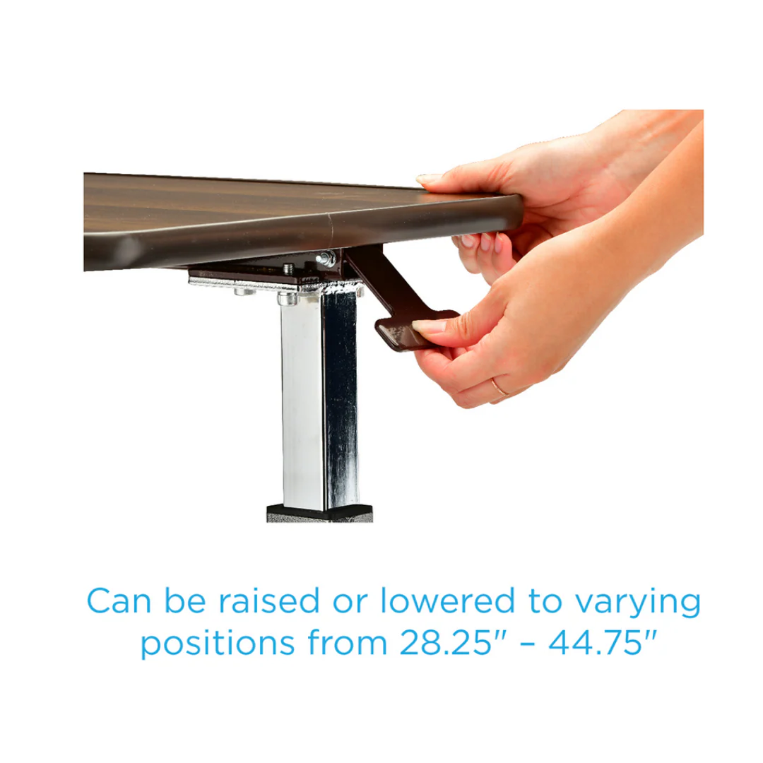 Nova Medical Rolling Overbed Table - Non Tilt - Image 2