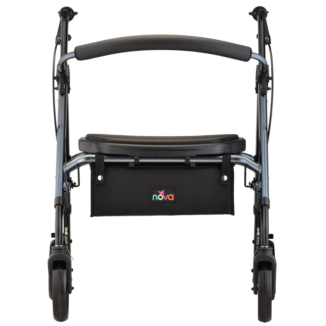 Nova Medical Star 8 DX Heavy Duty Extra-Wide Bariatric Rollator - Image 3