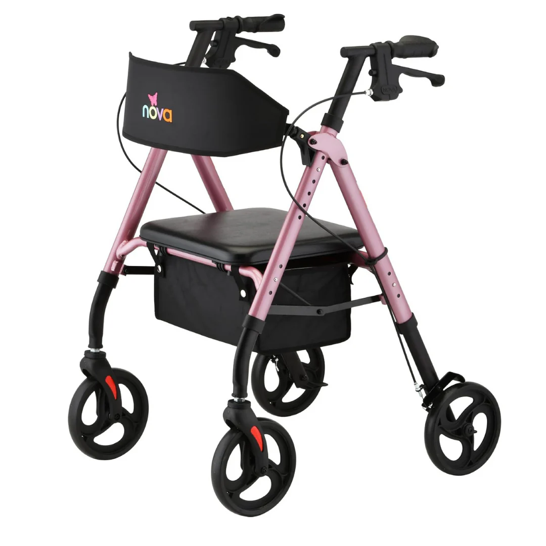 Nova Medical Star 8 Wide Back Lightweight Rollator - Image 12