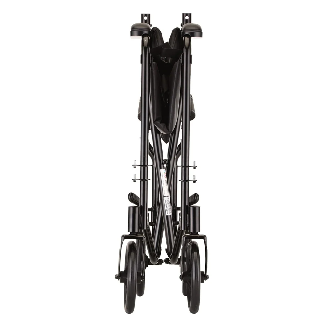 Nova Medical Steel Transport Chair - 19" with Swing Away Footrests - Image 11