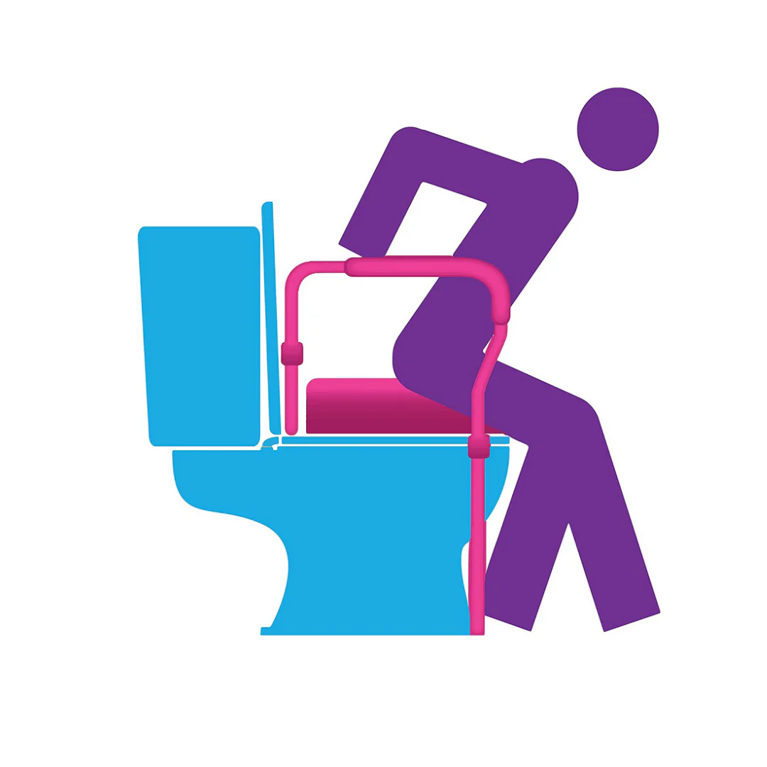 Nova Medical Toilet Safety Rails - Support Frame Over Toilet - Image 2