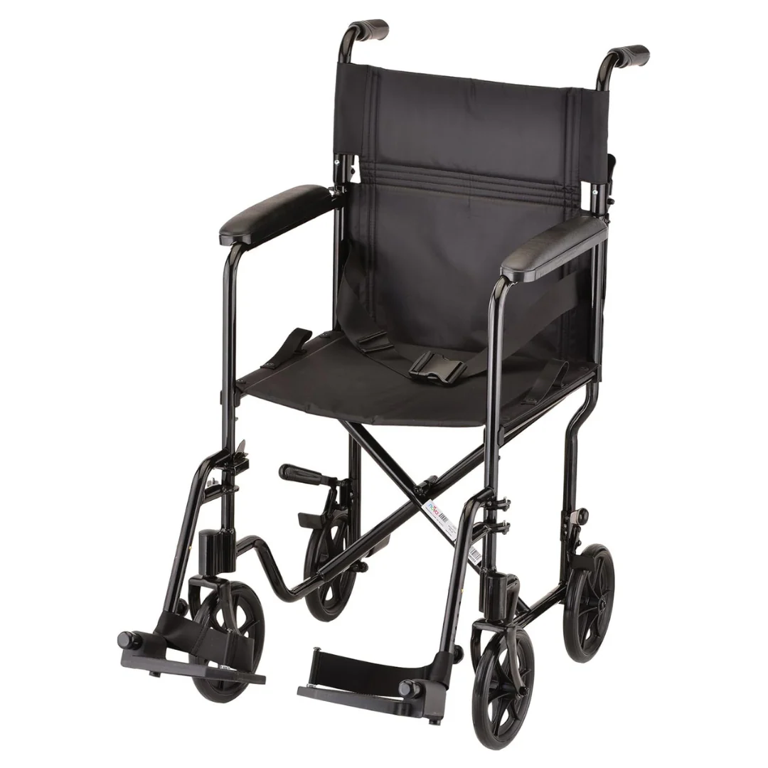 Nova Medical Lightweight Aluminum Transport Chair - 17" or 19" Seat Options - Image 13