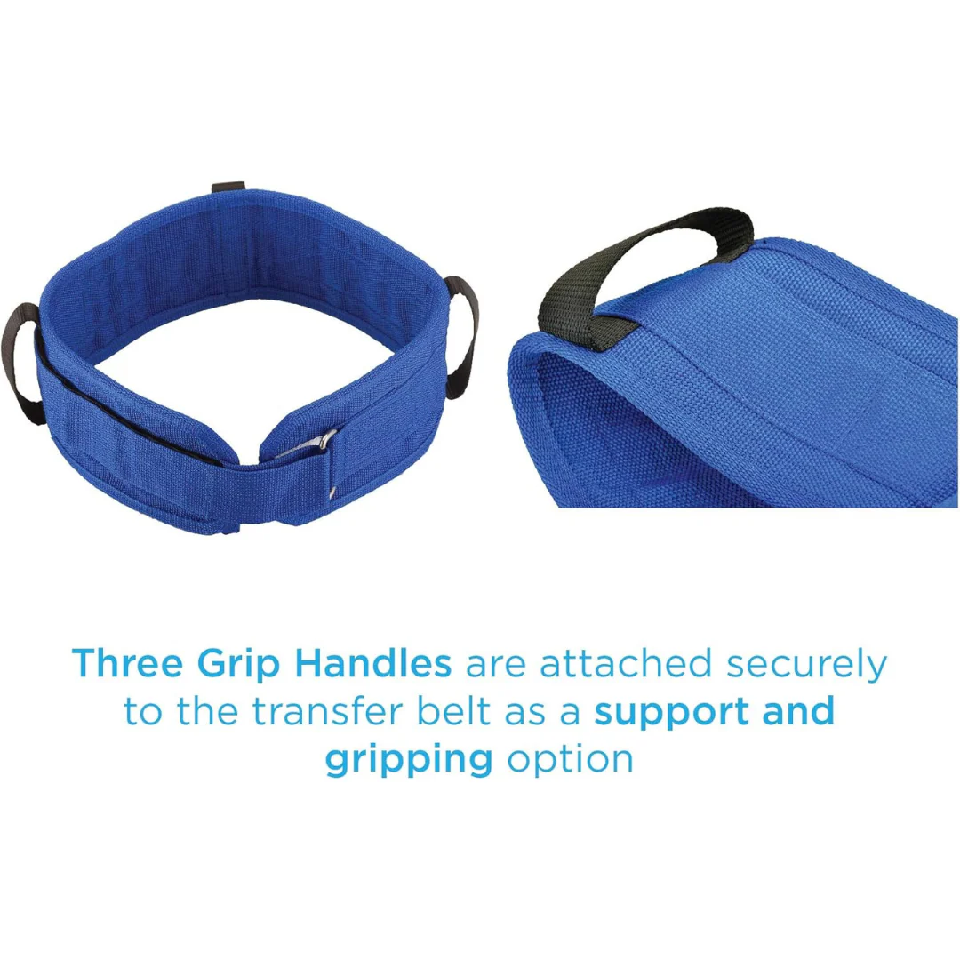 Nova Transfer Gait Belt with Grip Handles - Image 4