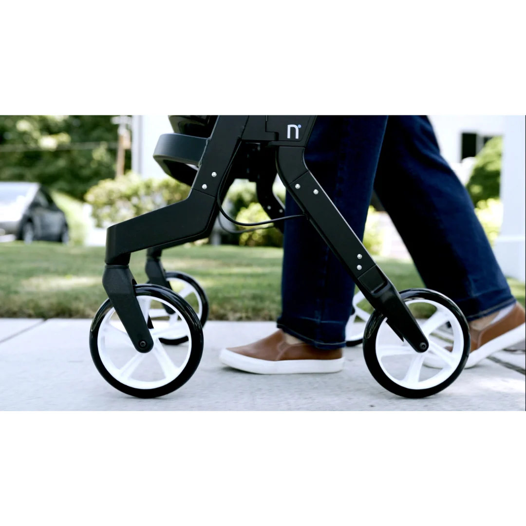 Nuvio One Portable Rollator with Stand Assist Handles - Image 4