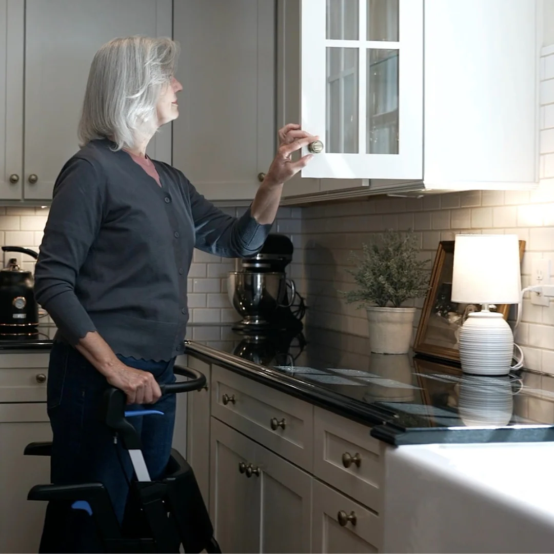 Nuvio One Portable Rollator with Stand Assist Handles - Image 7