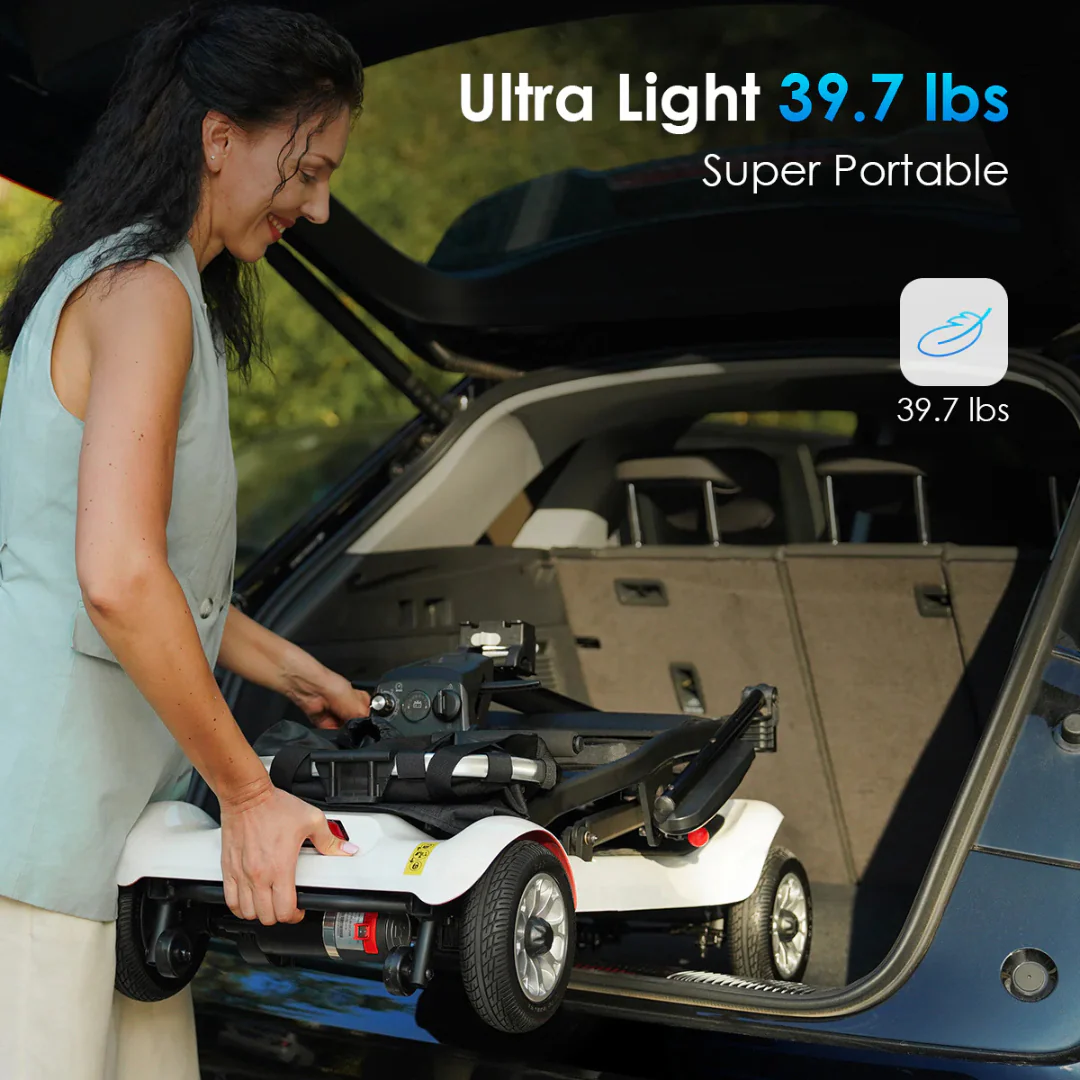 Paiseec D3 Lightweight Portable Mobility Scooter - Image 5