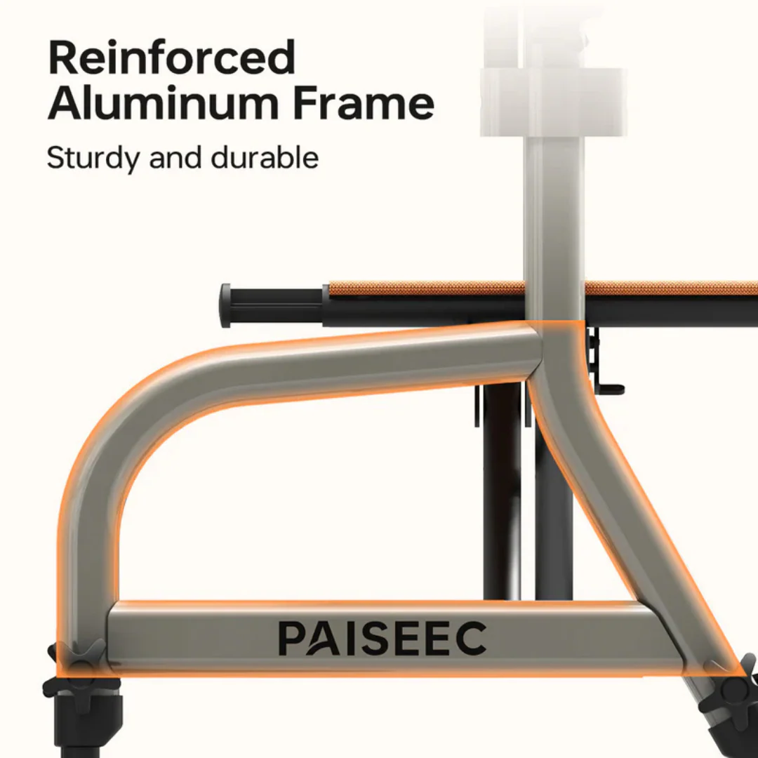 Paiseec R1 2-in-1 Rollator Walker Transport Chair - Image 7