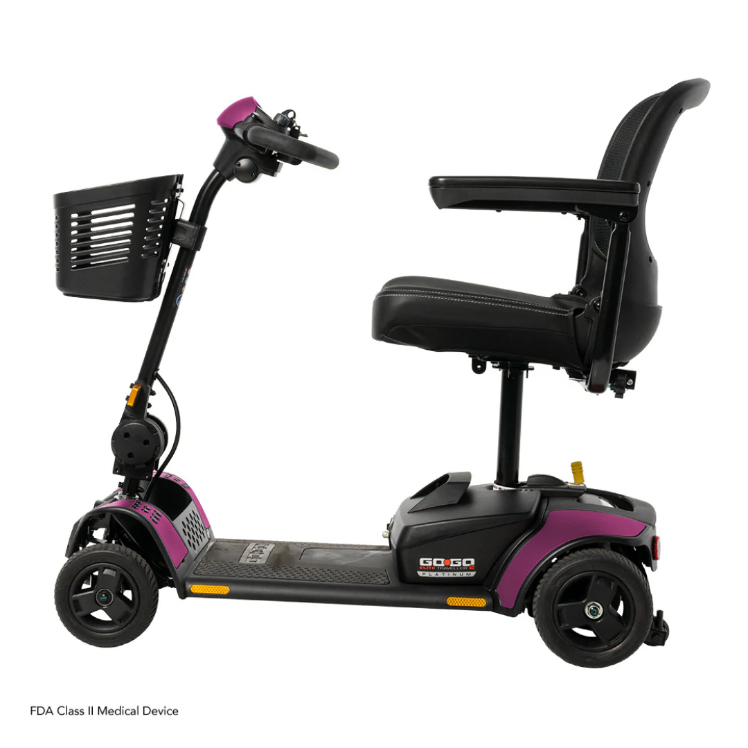 Pride Mobility Go Go Elite Traveller® 2 Platinum Scooter - Image 38