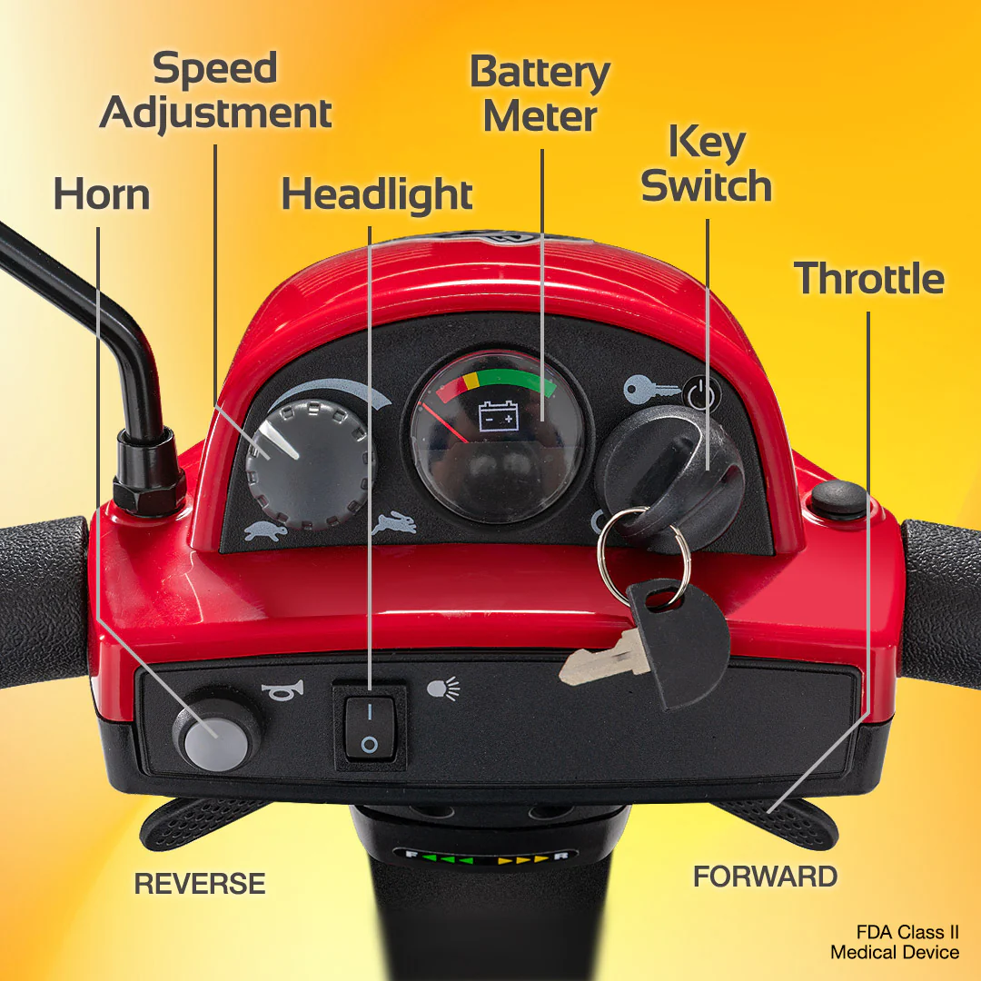 Rascal® Conquest 4-Wheel Mobility Scooter - Image 3