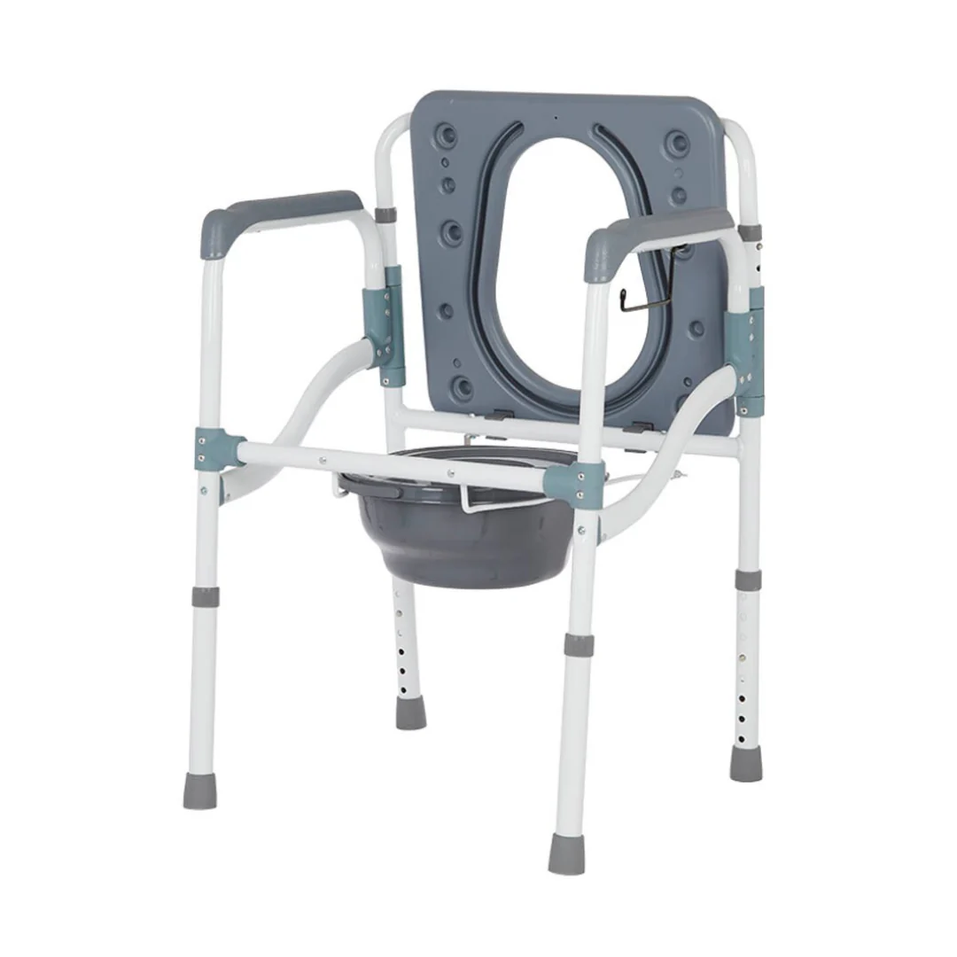 Rhythm Folding Powder Coated Aluminum Commode 3 in 1 - Image 2