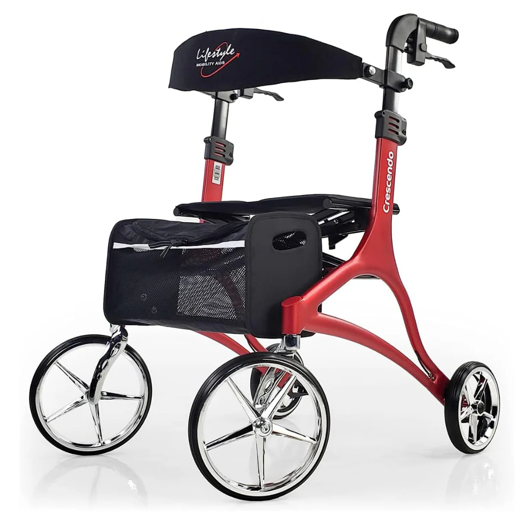 Rhythm Crescendo Folding Rollator - Euro Style - Lightweight - Image 6
