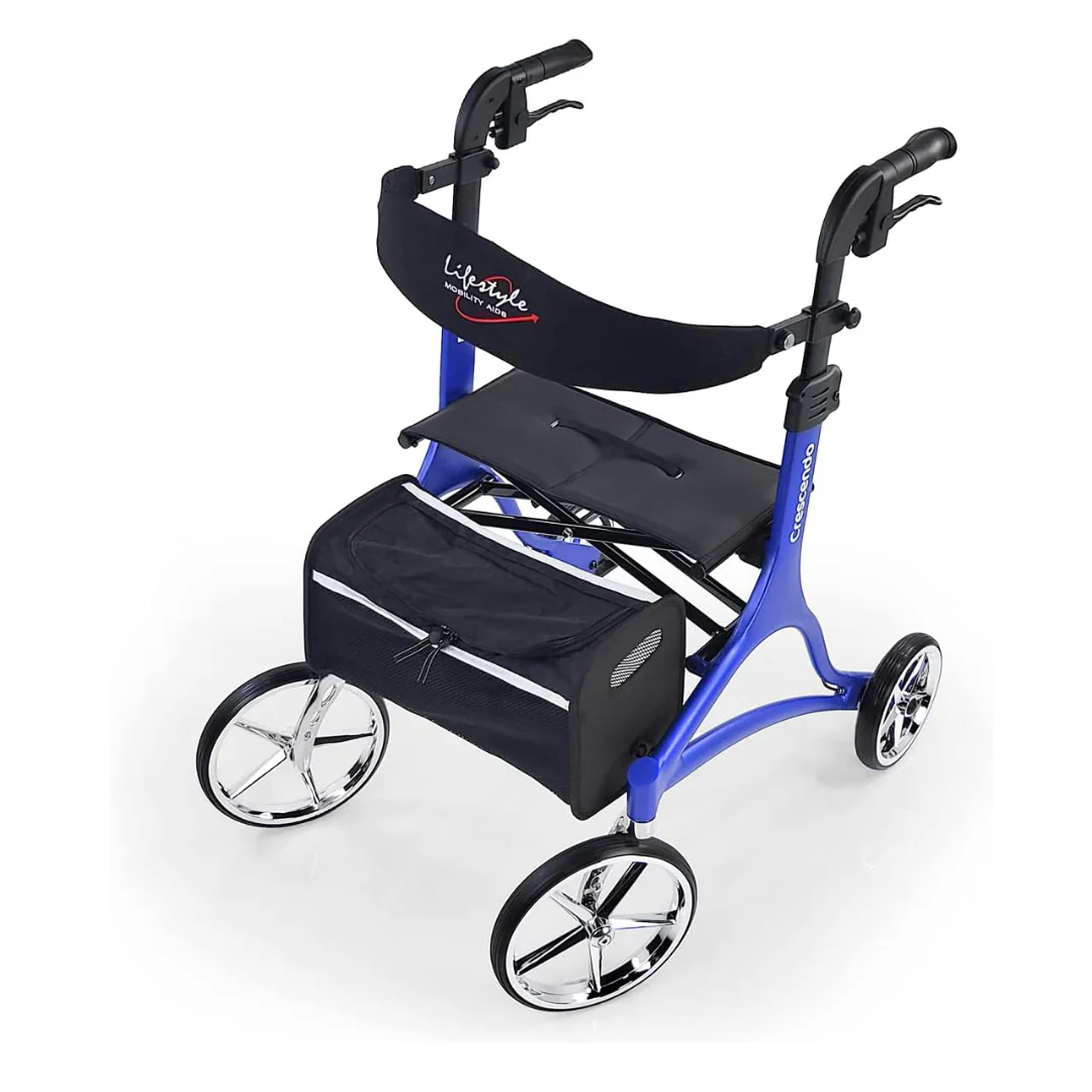 Rhythm Crescendo Folding Rollator - Euro Style - Lightweight - Image 3