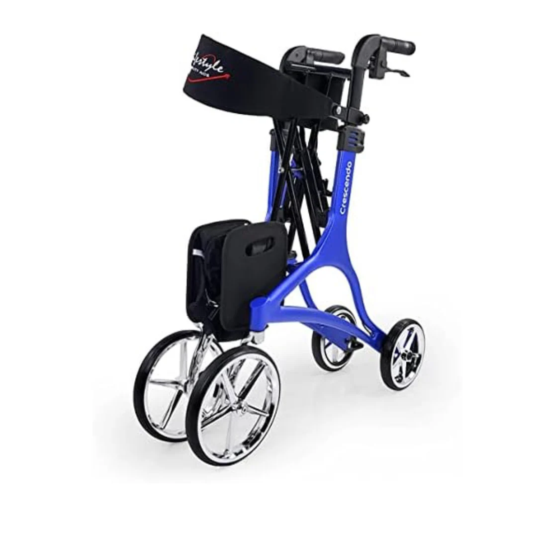Rhythm Crescendo Folding Rollator - Euro Style - Lightweight - Image 5