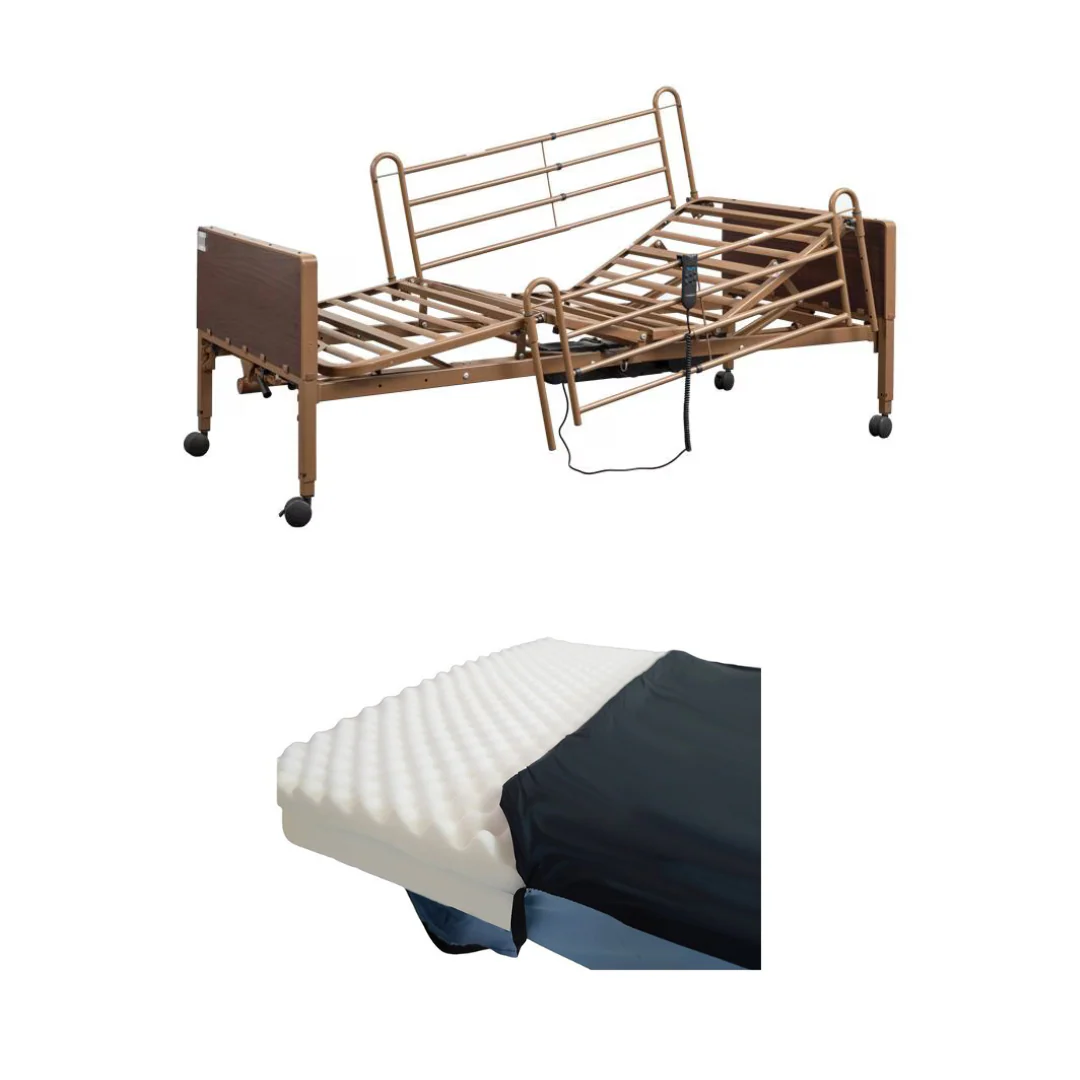 Rhythm Semi-Electric Homecare Bed Bundles - Adjustable Height - Includes Remote - Image 4