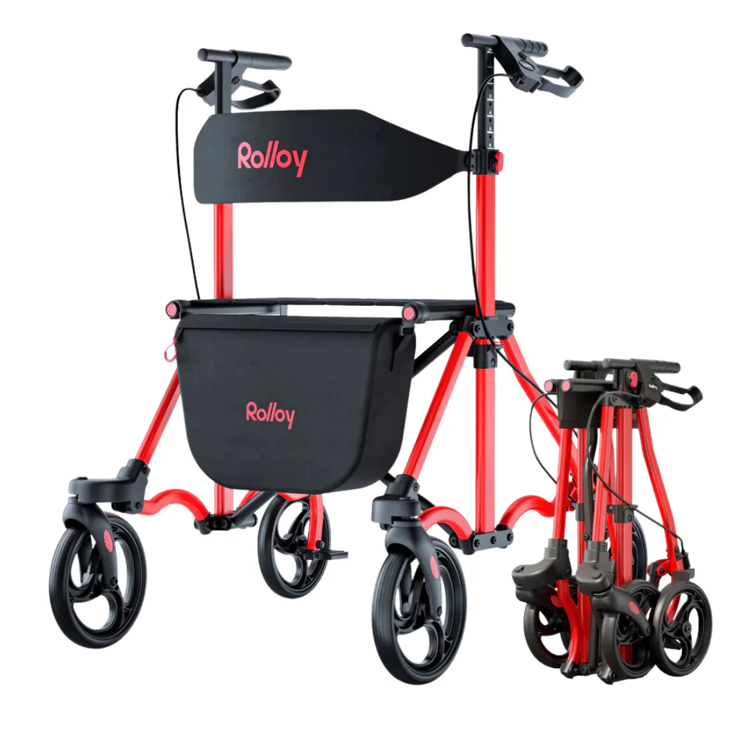 Rolloy Ultra Compact Master Rollator Walker - Image 14