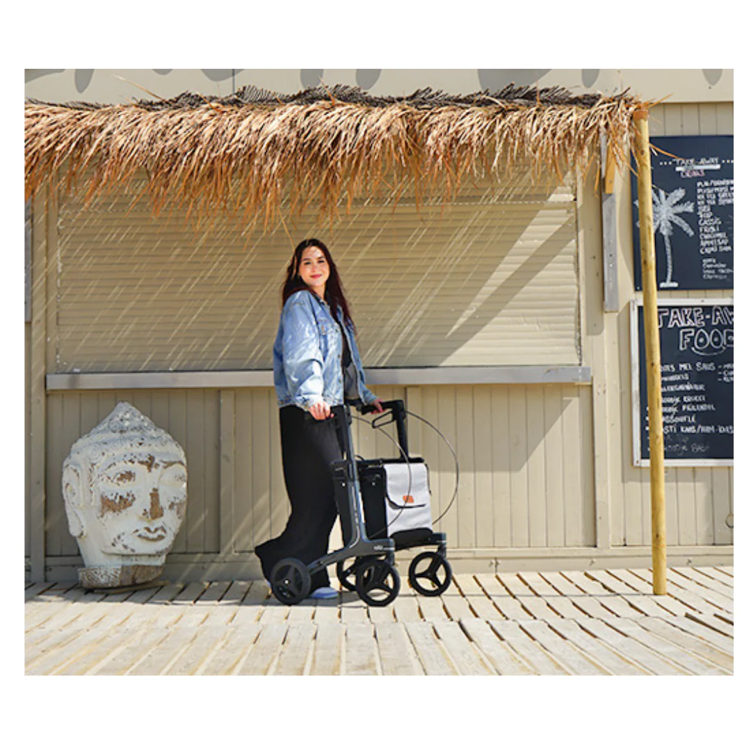 Rollz Air Lightweight Folding Carbon Rollator - Open Box - Image 6