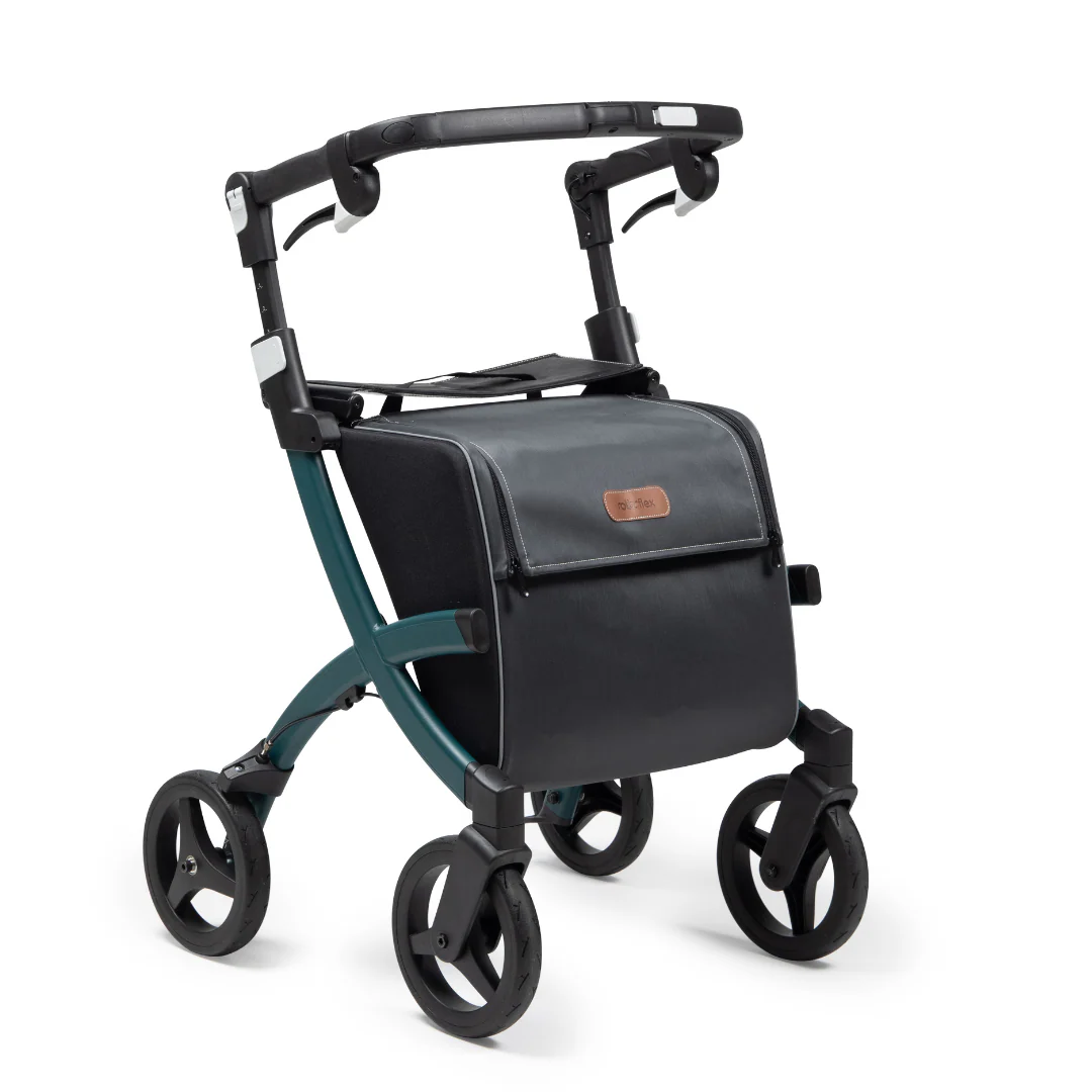 Rollz FLEX 2 Lightweight Rollator Walker with XL Storage Bag & Seat - Open Box - Image 14