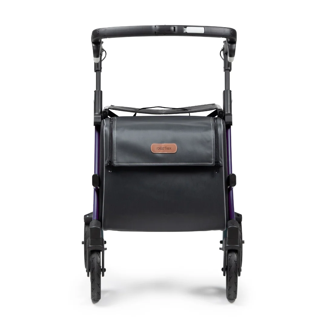 Rollz FLEX 2 Lightweight Rollator Walker with XL Storage Bag & Seat - Open Box - Image 25