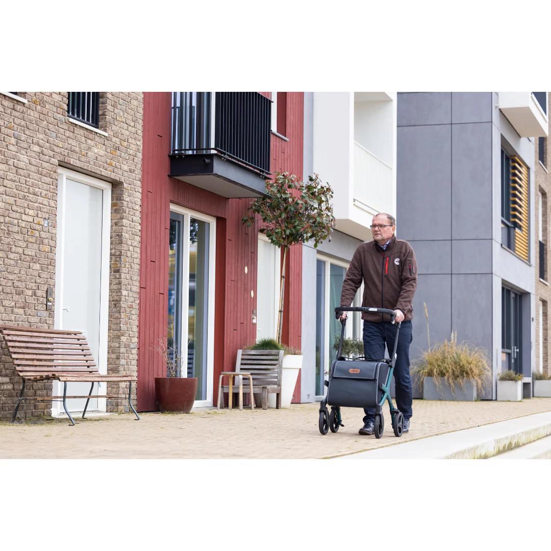 Rollz FLEX 2 Lightweight Rollator Walker with XL Storage Bag & Seat - Open Box - Image 6