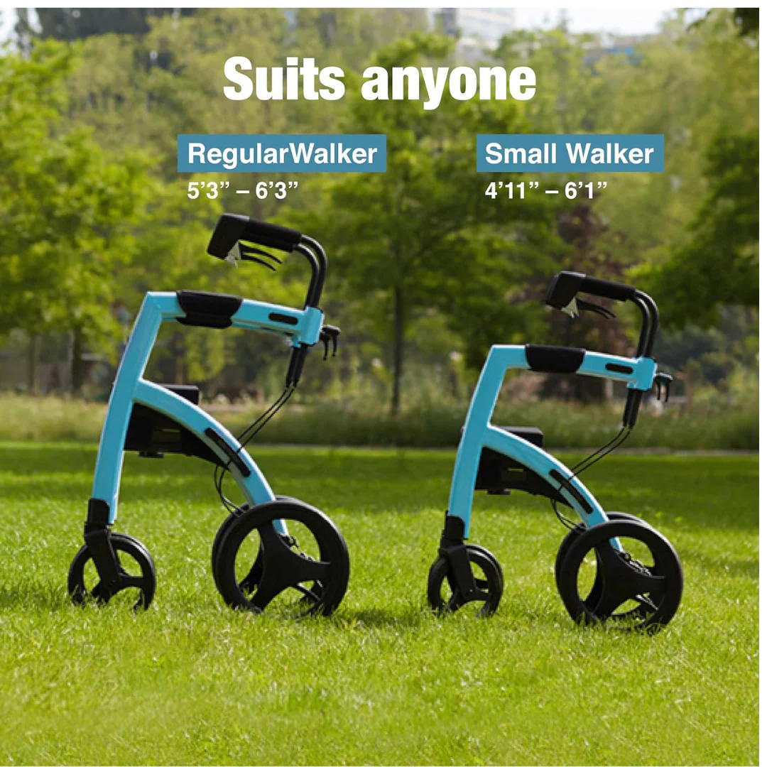 Rollz Motion 2-in-1 Rollator Walker and Wheelchair - Image 11