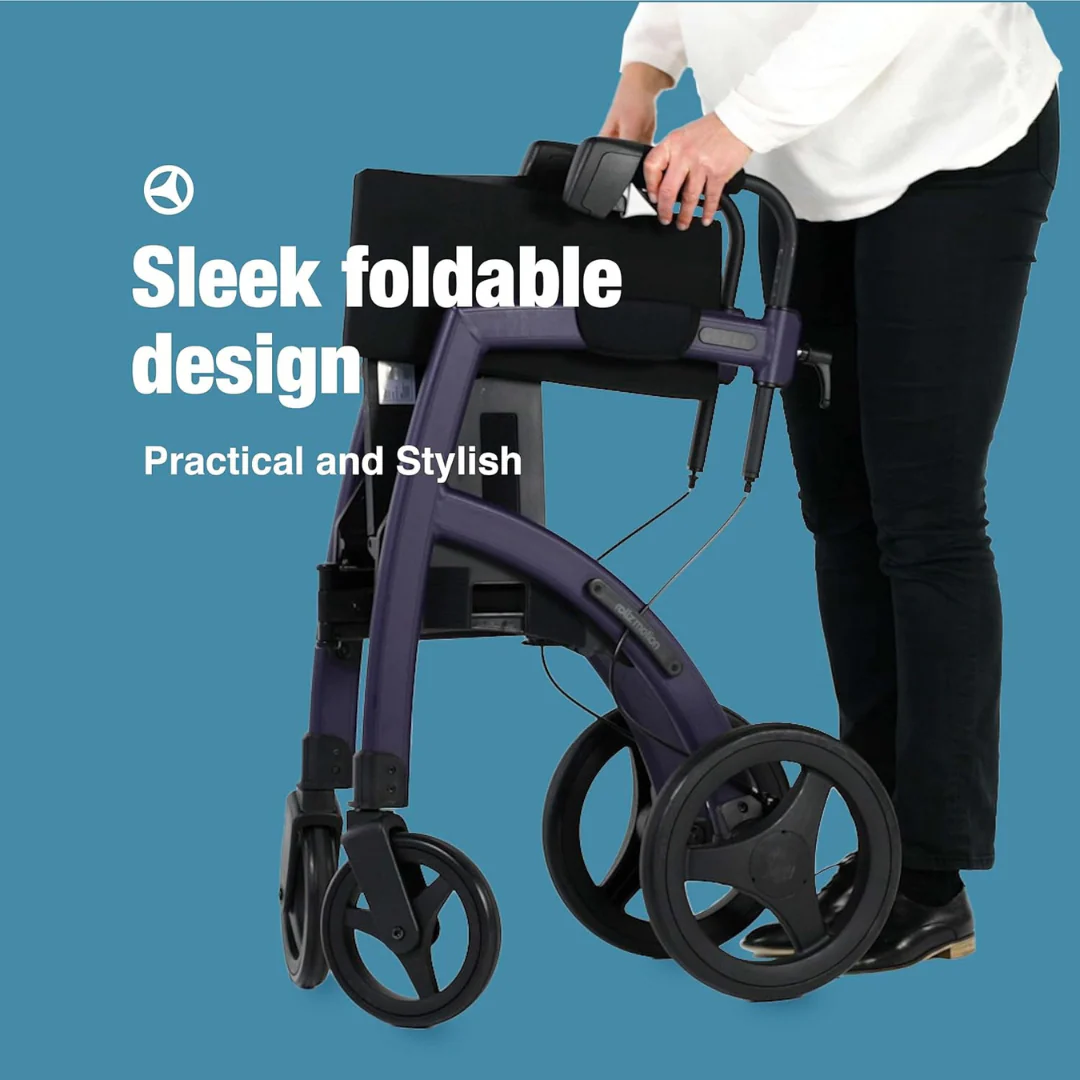 Rollz Motion 2-in-1 Rollator Walker and Wheelchair - Image 12