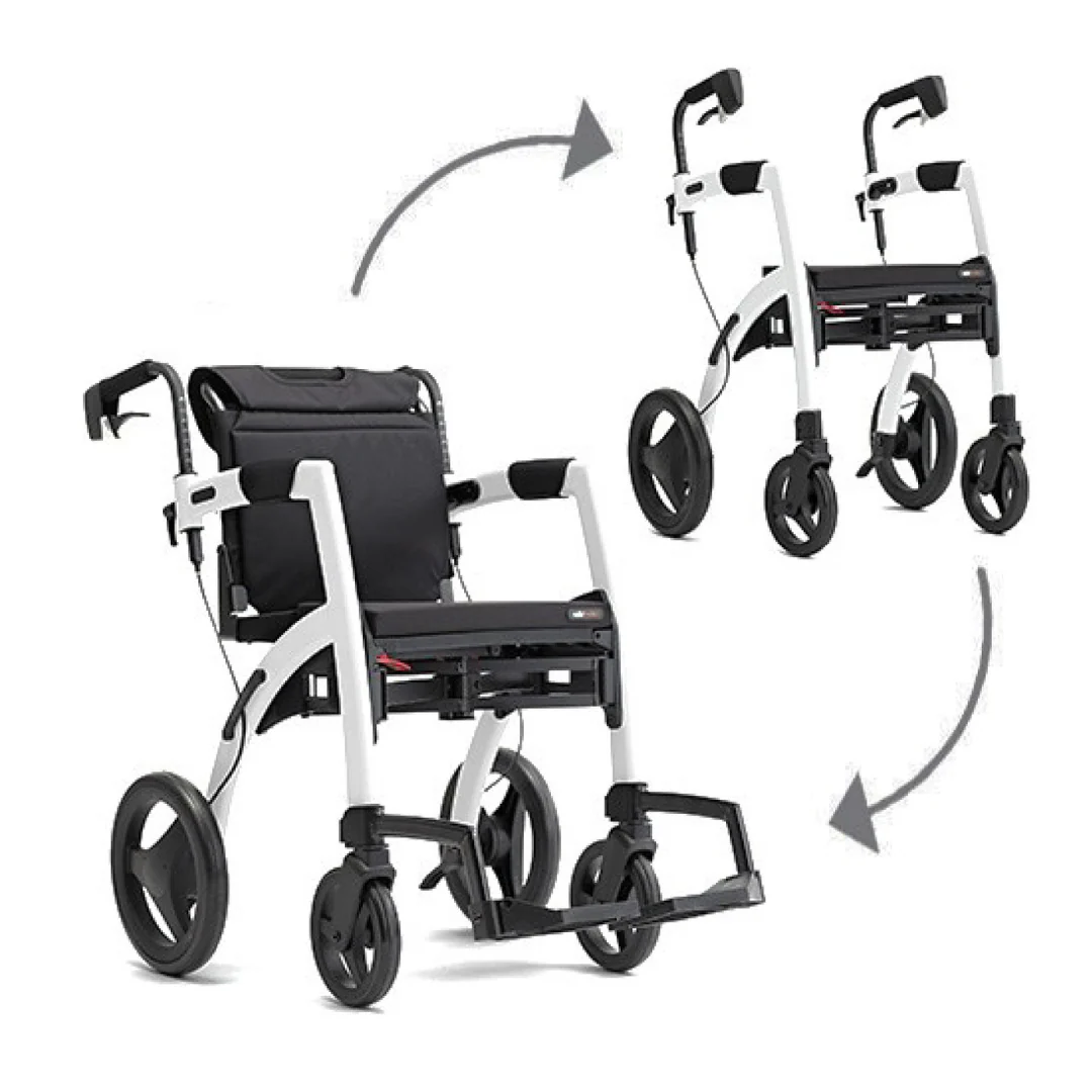 Rollz Motion 2-in-1 Rollator Walker and Wheelchair - Image 17