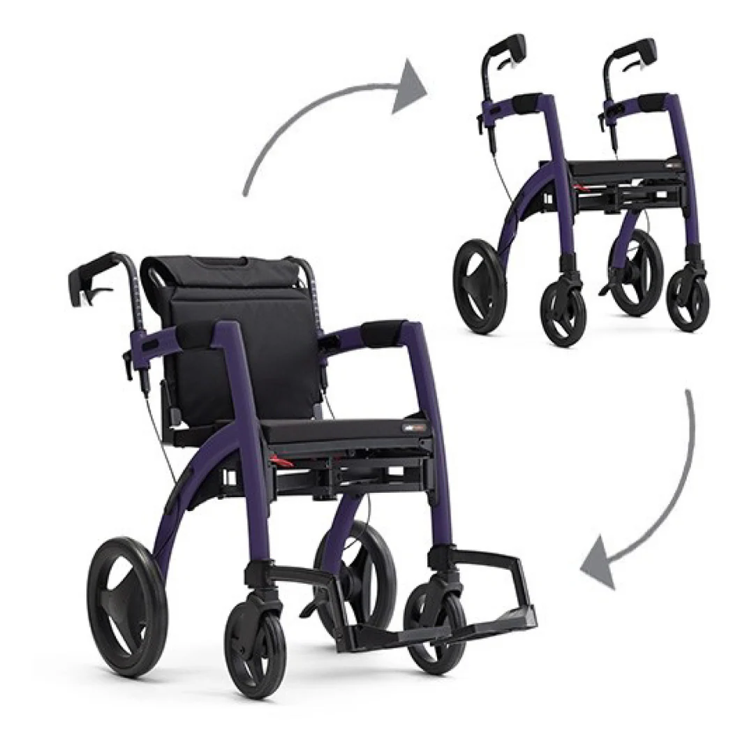 Rollz Motion 2-in-1 Rollator Walker and Wheelchair - Image 20