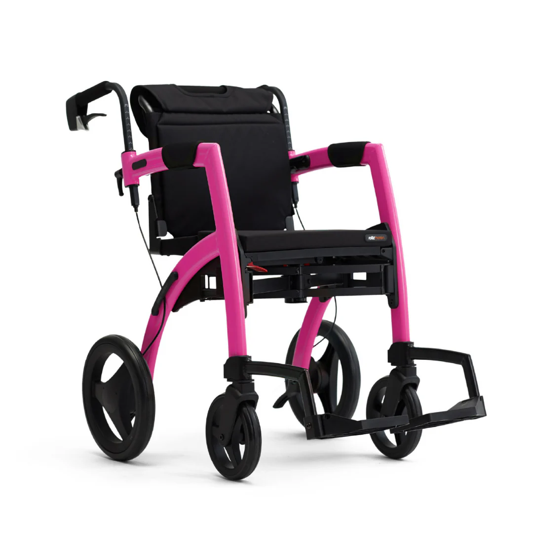 Rollz Motion 2-in-1 Rollator Walker and Wheelchair - Open Box - Image 26