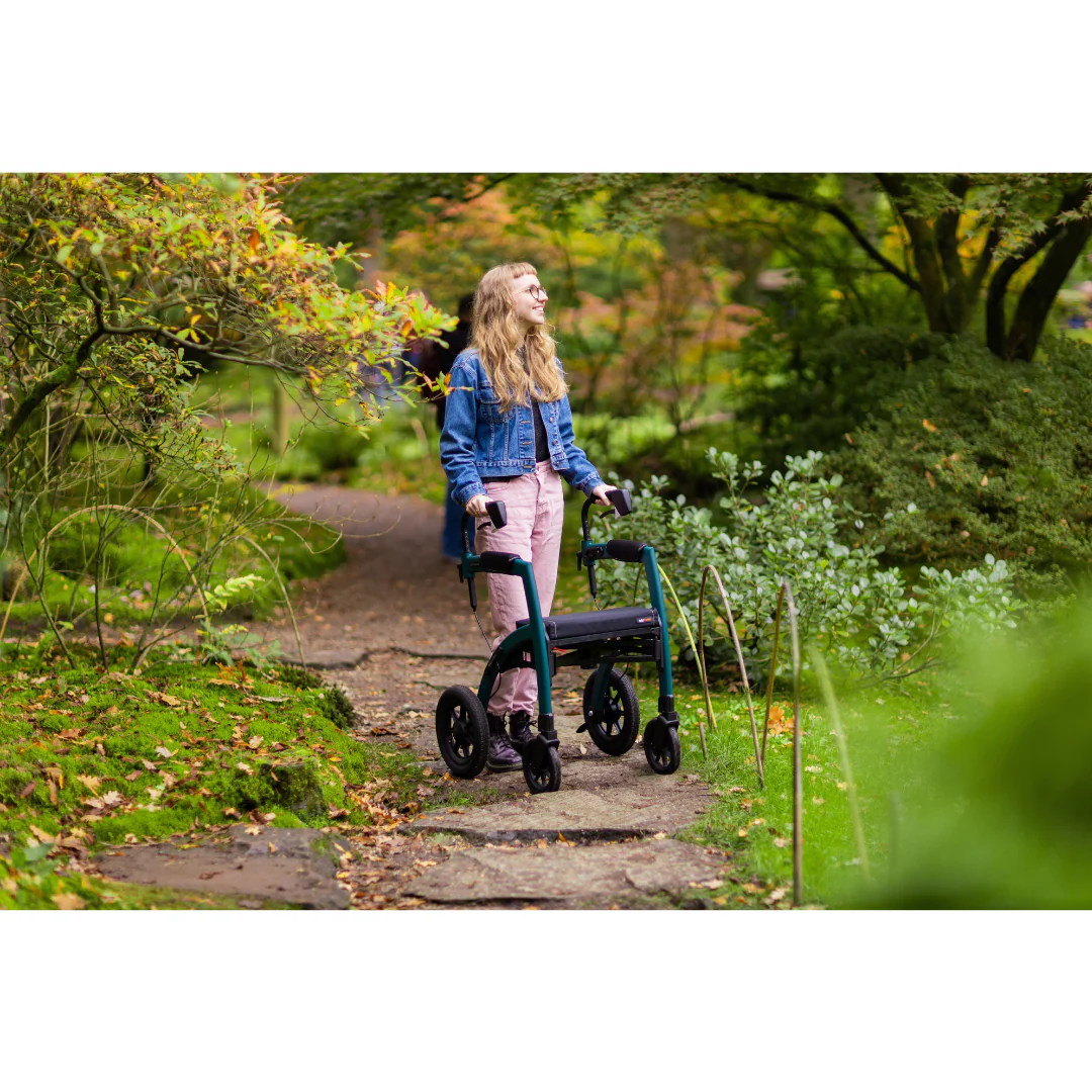 Rollz Motion Performance All-Terrain 2-In-1 Rollator Transport Chair - Image 9