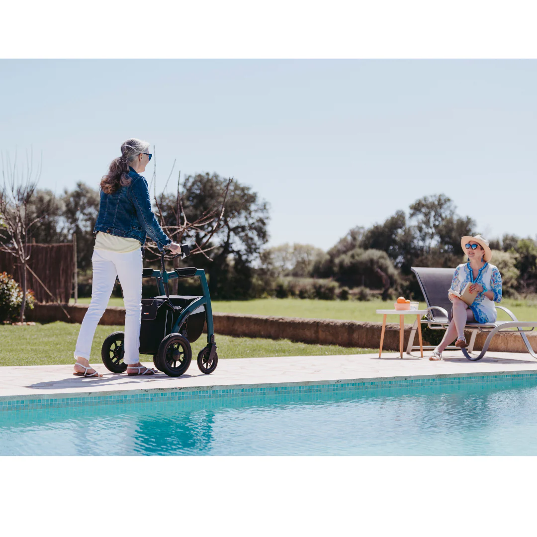 Rollz Motion Performance All-Terrain 2-In-1 Rollator Transport Chair - Image 16