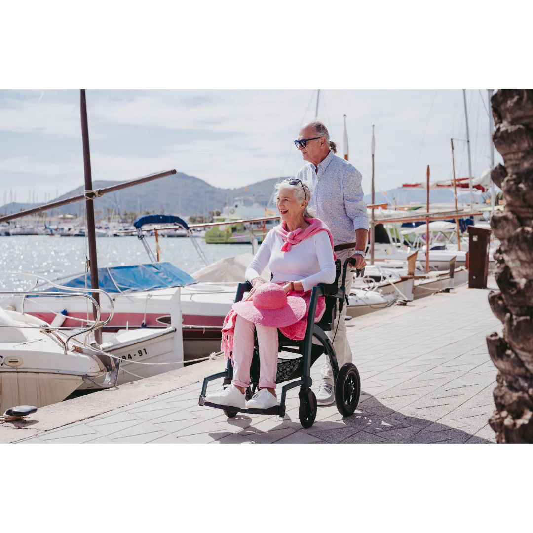 Rollz Motion Performance All-Terrain 2-In-1 Rollator Transport Chair - Image 19