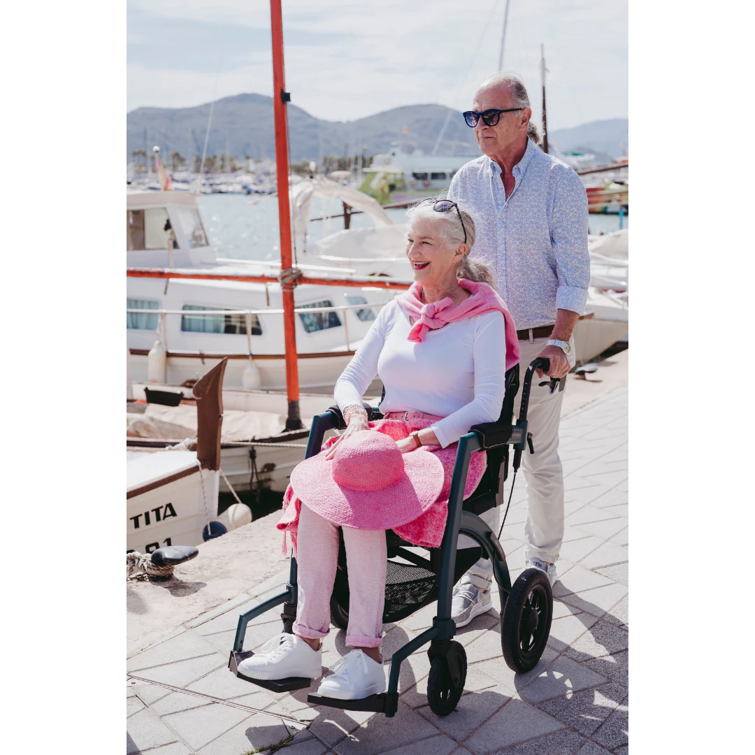 Rollz Motion Performance All-Terrain 2-In-1 Rollator Transport Chair - Image 20