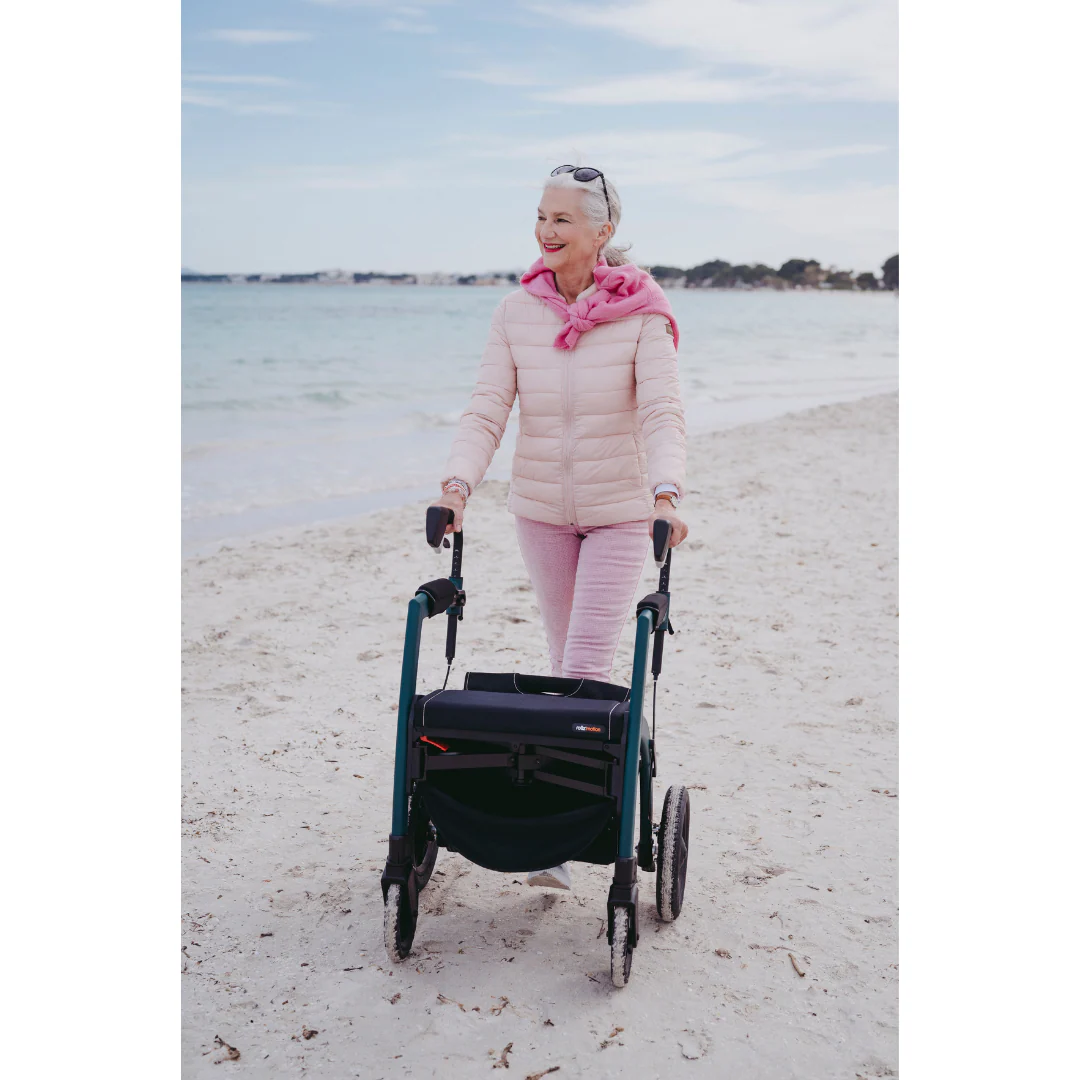 Rollz Motion Performance All-Terrain 2-In-1 Rollator Transport Chair - Image 21
