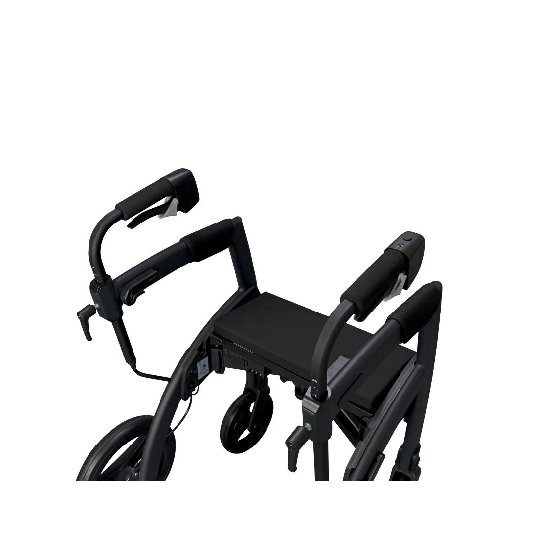 Rollz Motion Rhythm 2-in-1 Parkinson Rollator Transport Chair with 1 Laser Cue - Image 11
