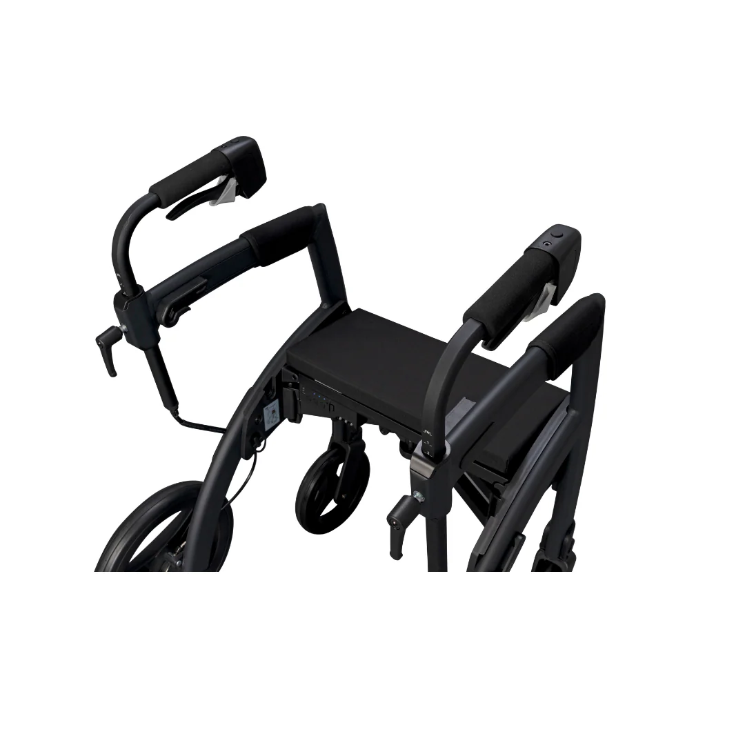 Rollz Motion Rhythm 2-in-1 Parkinson Rollator Transport Chair with 1 Laser Cue - Image 12